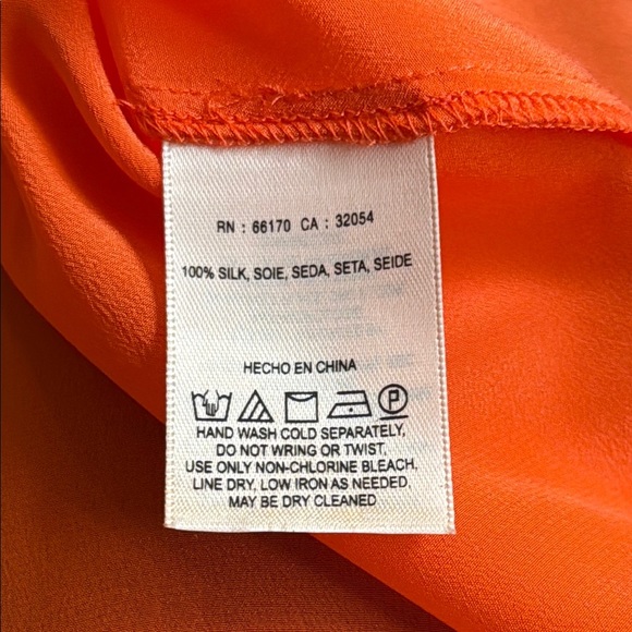 Maeve Anthropologie Women’s 0 Orange Relaxed Tank Top - Picture 5 of 5